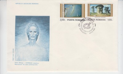 C12 - FDC Romania - Reproduceri de arta - Sabin Balasa - LP1059 - 1982 foto
