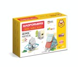 Set magnetic de construit- Magformers Animale 40 piese, Clics toys