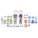 Set figurine My Little Pony, Printesa Cadance si Twilight Sparkle, 40 de accesorii din lumea modei