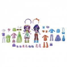 Set figurine My Little Pony, Printesa Cadance si Twilight Sparkle, 40 de accesorii din lumea modei foto