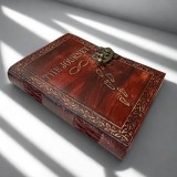 Agenda Jurnal din piele naturala cu inchidere metalica - Journey