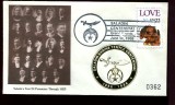 United States 1986 Masonic Cover - Saladin&#039;s First 24 Potentates Through K.266