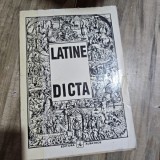 LATINE DICTA-CITATE SI EXPRESII LATINESTI {ED ALBATROS 1992 FORMAT APROPIAT A 4 280 PAG}