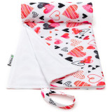 T-TOMI Changing Pad Hearts saltea de &icirc;nfășat lavabilă 50x70 cm 1 buc