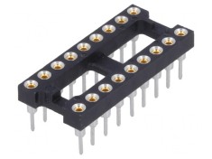 Soclu DIP18 pentru circuite integrate THT 2,54mm foto