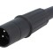 Mufă XLR 3-Pin Tata Neagră