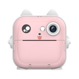 Aparat foto cu Mini imprimanta termica, pentru copii, 1200mAh, 48MP