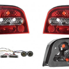 Set stopuri Spate VW Golf 3 (1h), 08.1991-04.1999, Cabrio, Hatchback, partea Stanga+Dreapta, transparent; tuning; Omologare: ECE, Taiwan