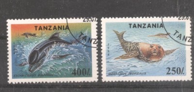 Tanzania 1994 Fishes, high values, used E.139 foto