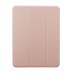 Husa de Protectie ESR Rebound Pencil pentru Apple iPad 11&amp;quot; 2018 / 2020, Apple Pencil Holder, Rose Gold foto