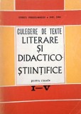 Culegere de texte literare si didactico-stiintifice pentru clasele I-V - Georgeta Prodescu-Mihaescu, Pavel Tugui