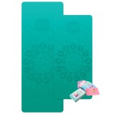 Cumpara ieftin Set Yoga Mama-Copil, saltele asortate si carduri incluse - Earth, turcoaz