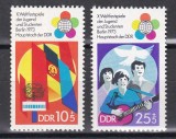 Germania RDG 1973 - Congresul Mondial al Tineretului, MNH, Nestampilat