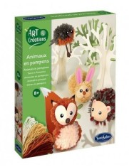 Kit Creativ Animale cu Pompoane foto