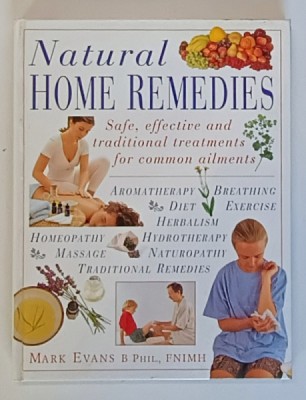 NATURAL HOME REMEDIES by MARK EVANS and B. PHIL , 1996 foto