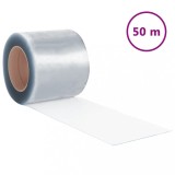 Cumpara ieftin Perdea pentru usa, transparent, 200 mmx1,6 mm 50 m, PVC