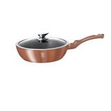 Tigaie Berlinger Haus din aluminiu turnat cu capac sticla &ndash; Rose Gold
