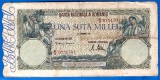 (23) BANCNOTA ROMANIA - 100.000 LEI 1946 (21 OCTOMBRIE 1946), FILIGRAN ORIZONTAL