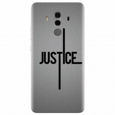 Husa silicon pentru Huawei Mate 10, Amir Justice Minimalistic Nubheebuccus Text