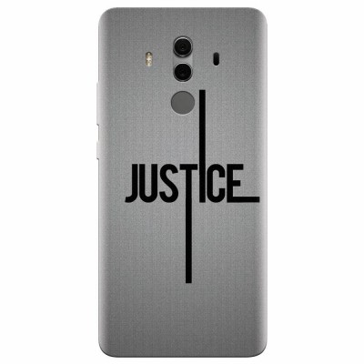 Husa silicon pentru Huawei Mate 10, Amir Justice Minimalistic Nubheebuccus Text foto