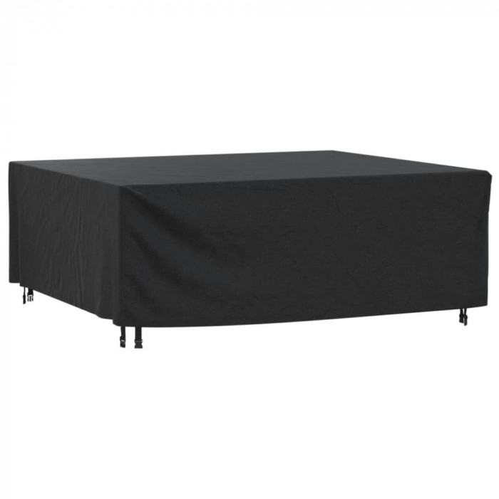Husa mobilier de gradina negru 200x160x70 cm impermeabila 420D GartenMobel Dekor