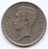Belgia 1 Belga / 5 Franci 1932 - Albert I (text francez), 31 mm, KM-97.1
