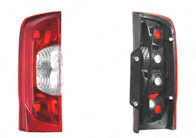 Stop spate lampa Citroen Nemo (Aa), 10.2007-; Fiat Fiorino/Qubo, 10.2007-; Peugeot Bipper, 10.2007-, spate, Stanga, 1 usa spate, P21/4W+P21W+PY21W; f foto