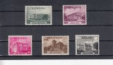 ROMANIA 1955 LP 388 MUZEE DIN BUCURESTI SERIE MNH, Nestampilat