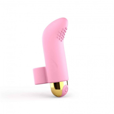 Degetul de masaj mini G-spot vibrator de masaj clitoridian 10 moduri foto