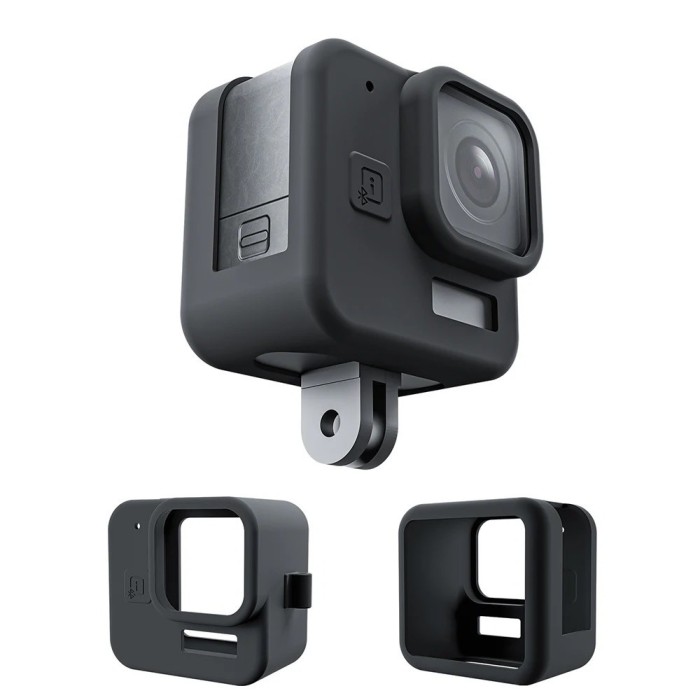 Protectie din silicon marca Telesin pentru camera sport GoPro Hero 11 Mini, neagra