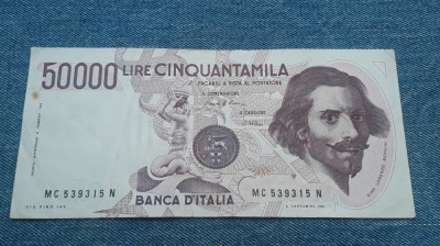 50000 Lire 1984 Italia / seria 539315 foto