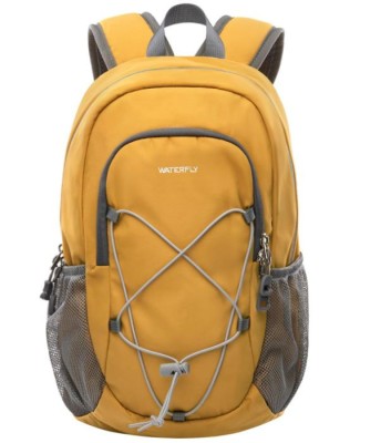 Rucsac mic de drumetie si trekking WATERFLY 12L, galben - RESIGILAT foto