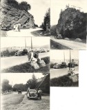 P2137N Automobile cu numere de &icirc;nmatriculare rom&acirc;nești 9 SI (marca Audi), 38 SI și 99 SI R, 1938, lot de 5 fotografii
