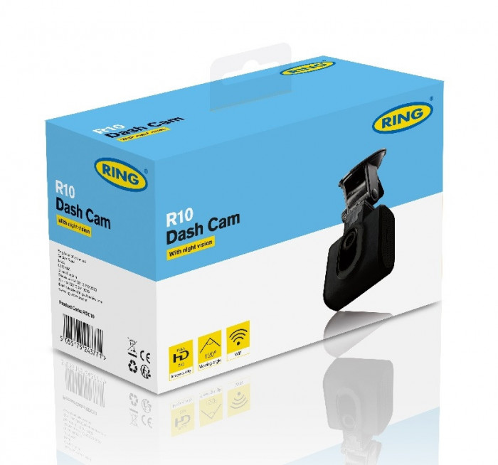 Camera Video Auto Dash Cam Full HD 2.0&amp;quot; Ring RDC10
