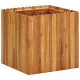 Strat &icirc;nălțat de grădină, 50 x 50 x 50 cm, lemn masiv de acacia