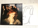 t'pau bridge of spies 1987 album disc vinyl lp muzica pop rock virgin records cu insert texte VG+