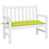 vidaXL Pernă bancă de grădină verde aprins, 100x50x7 cm, textil oxford