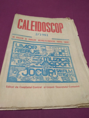 REVISTA CALEIDOSCOP 2/1981 NOU NICI UN REBUS COMPLETAT foto