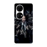Husa compatibila cu Huawei P50 Pro model John Wick, Silicon, TPU, Viceversa, Transparent, Carcasa