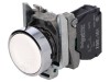Comutator Apăsare 22mm 1 NO Alb XB4BA11