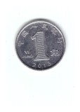Moneda China 1 jiao 2013, stare foarte buna, curata