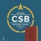CSB Large Print Compact Reference Bible, Brown Leathertouch