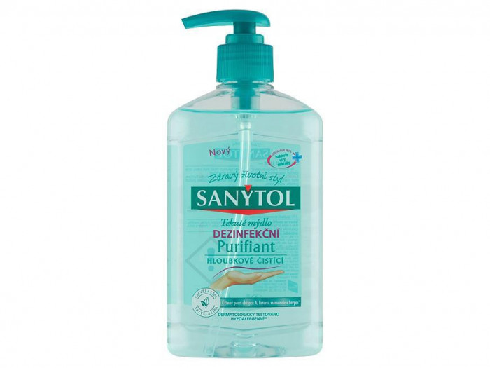 Săpun Sanytol, Purifiant, 250 ml, dezinfectant, curățare &icirc;n profunzime