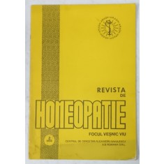 REVISTA DE HOMEOPATIE &#039; FOCUL VESNIC VIU &#039; , NR. 2 , 1993