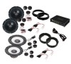 Pachet audio compus din 4 difuzoare componente, fata si spate, cu amplificator DSP, dedicate VW PASSAT, cu inele si cablaje plug and play CarStore Tec