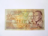Rară! Luxemburg 100 Francs 1981,bancnota din imagini la cel mai mic preț