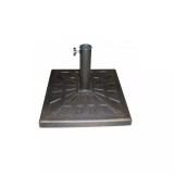 Cumpara ieftin Suport umbrela metal, forma patrata, 50.5 x 50.5 x 33 cm