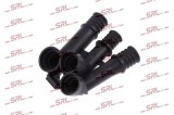 Flansa lichid racire BMW seria 3 1998; motor 1.6, 1.7 TDS, 1.8, 2.0 R6, 2.5 R6, 2.5 TD, 2.5 TDS, 2.8 R6, 3.0 R6, 3.2 R6; 64111393330; 64118390697;
