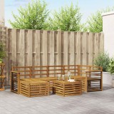 vidaXL Seturi de canapele natural Lemn Solid de Acacia 3375139