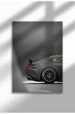 Poster p&acirc;nză ne&icirc;nrămat cu supermașină - Imprimare digitală - Merc GT4 2020 02 | A4 (21 x 29.7 cm)